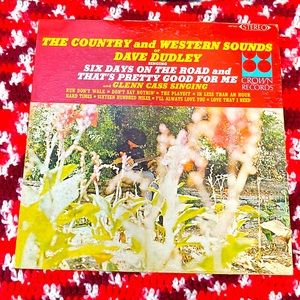 The Country & Western Sounds of Dave Dudley & Glenn Cass Vintage Vinyl Record LP